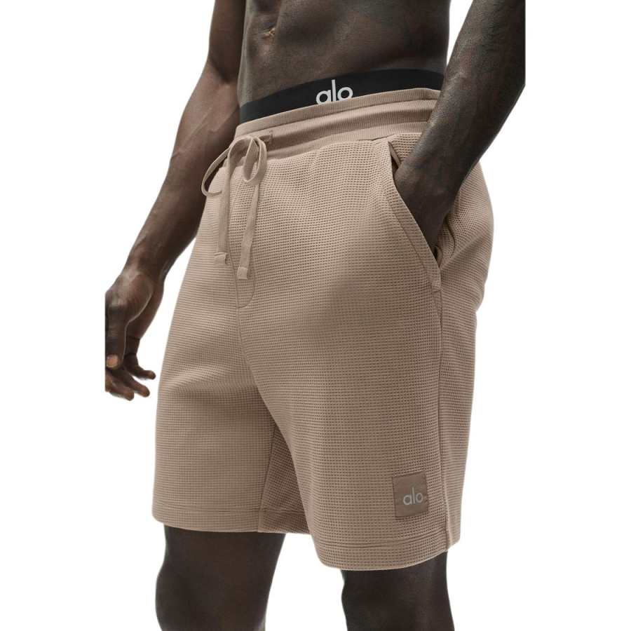 Alo Yoga 7' Waffle Lounge Casual Shorts Men's