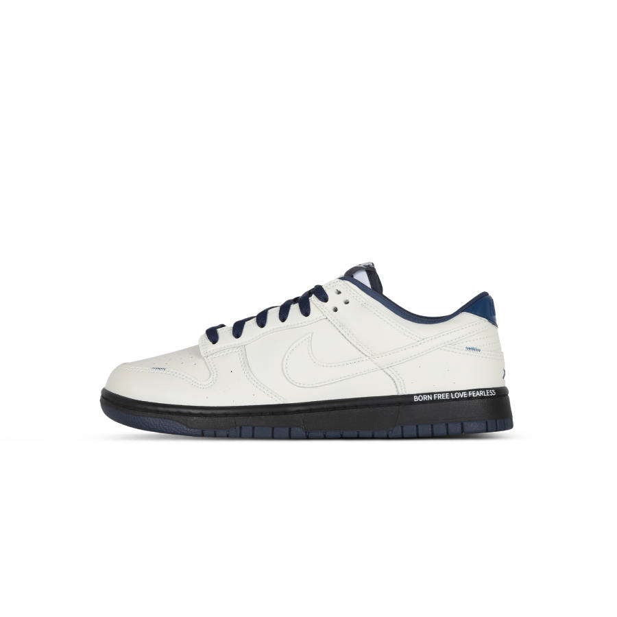 Nike Nike Dunk Towards The Sea Cushioning Coverage Slip Resistant Low top Skateboard Shoes Unisex Beige Blue Black