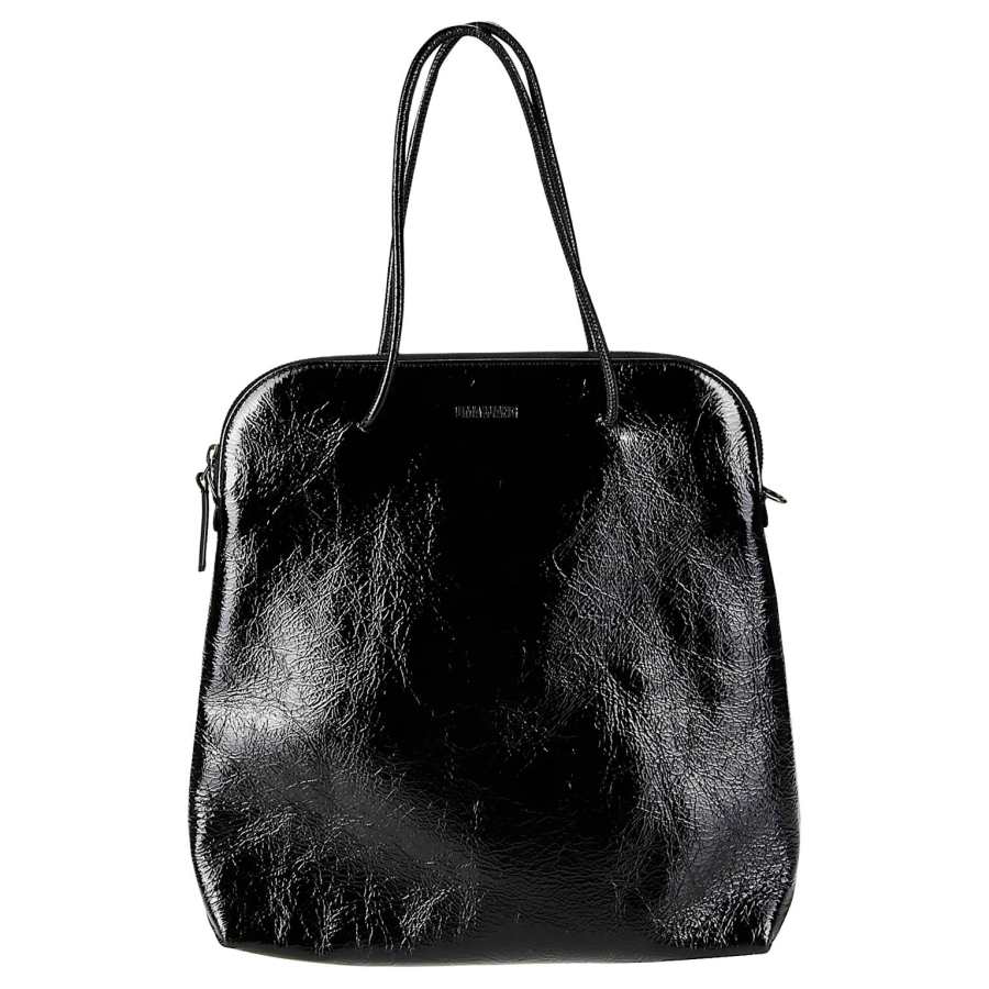 UMA WANG Calfskin Handbag Medium Women's Black