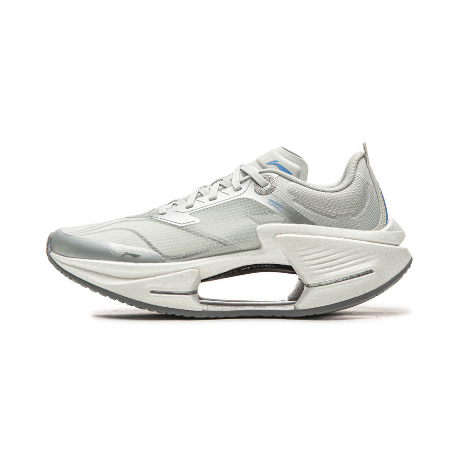 Li-Ning Li Ning Shadow 3 Essential Cushioning Abrasion Resistant Low top Casual Running Shoes Men's Silver Gray