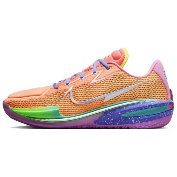 Nike Nike Air Zoom G.T. Cut 1 Low top Basketball Shoes Unisex Orange Silver Overseas Version