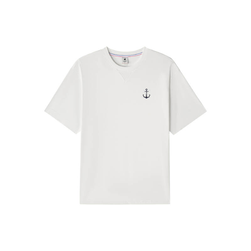 Le Coq Sportif T Shirts Unisex Crew Neck Moderate Straight Fit