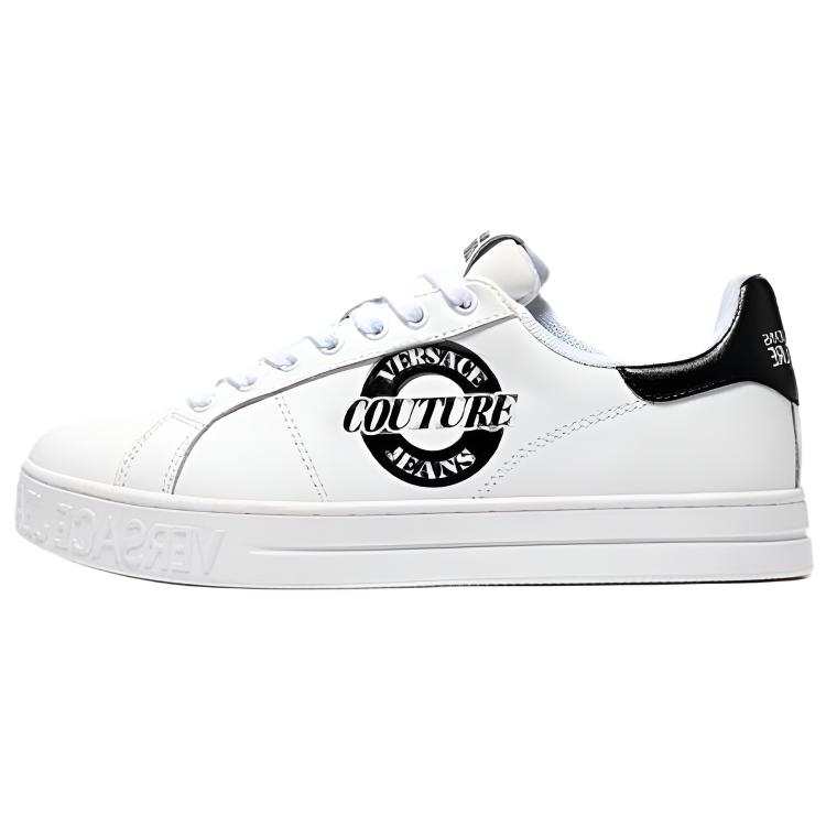 VERSACE JEANS COUTURE Low top Skateboard Shoes Men's White