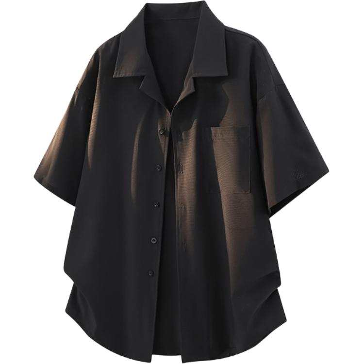 Sugarfunk Sugarfunk Shirts Men's Cuban Collar Moderate Shirt