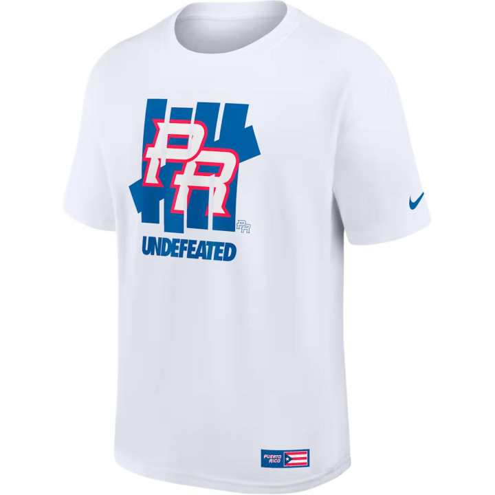 Nike Nike Puerto Rico National Baseball Team 2026 World Baseball Classic Complex Undefeated Nike T-Shirt