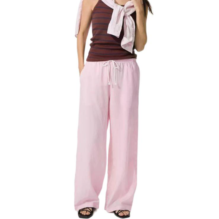 UNIQLO Casual Pants Women's Pink Moderate Straight Fit Pants