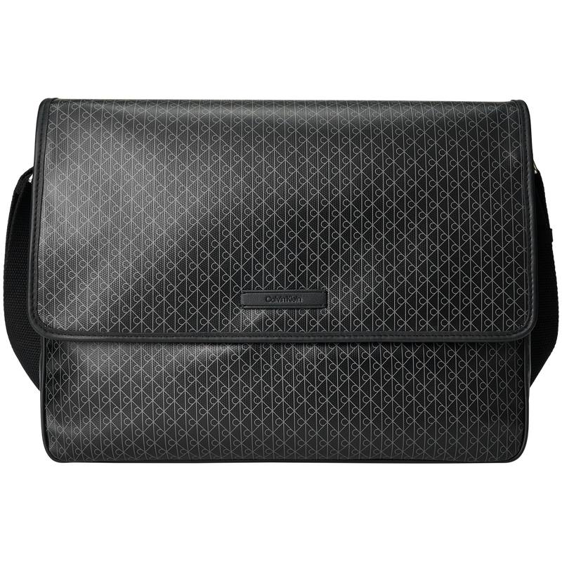 CALVIN KLEIN Synthetic Material Crossbody Bags Men's Space Black