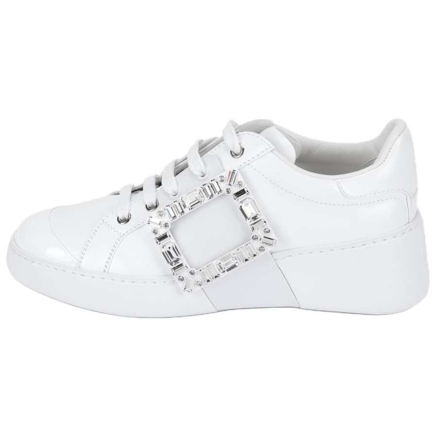 Roger Vivier Viv' Skate Strass Buckle Sneakers Women's