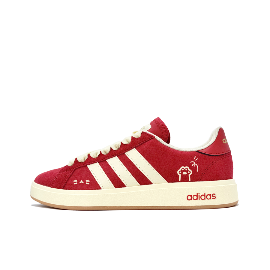 Adidas Adidas Grand Court Base 00s Low top Skateboard Shoes Women's Red