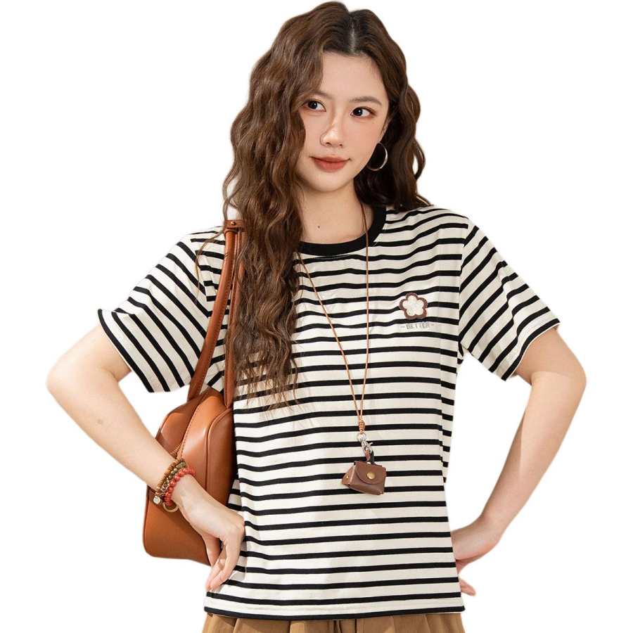 BALENO T Shirts Women's Crew Neck