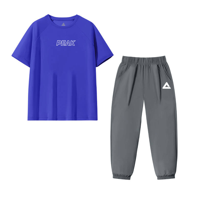 PEAK Kids Casual Sportswear Crew Neck Thin