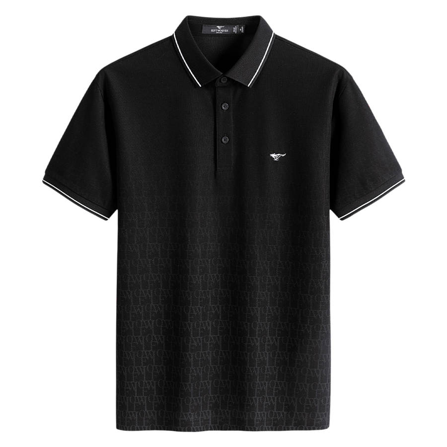 SEPTWOLVES Polo Shirts Men's Lapel Moderate Straight Fit