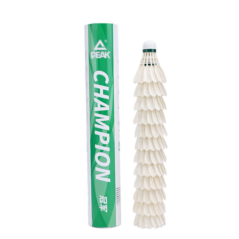 PEAK PEAK Goose Feather Shuttlecock 12 Pack Goose Feather Shuttlecocks