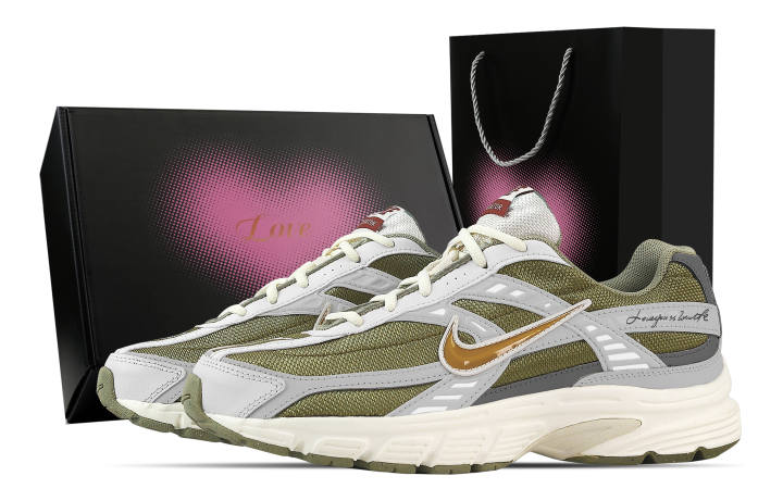 Nike Nike Initiator Support Breathable Low top Casual Running Shoes Men's Gray Brown