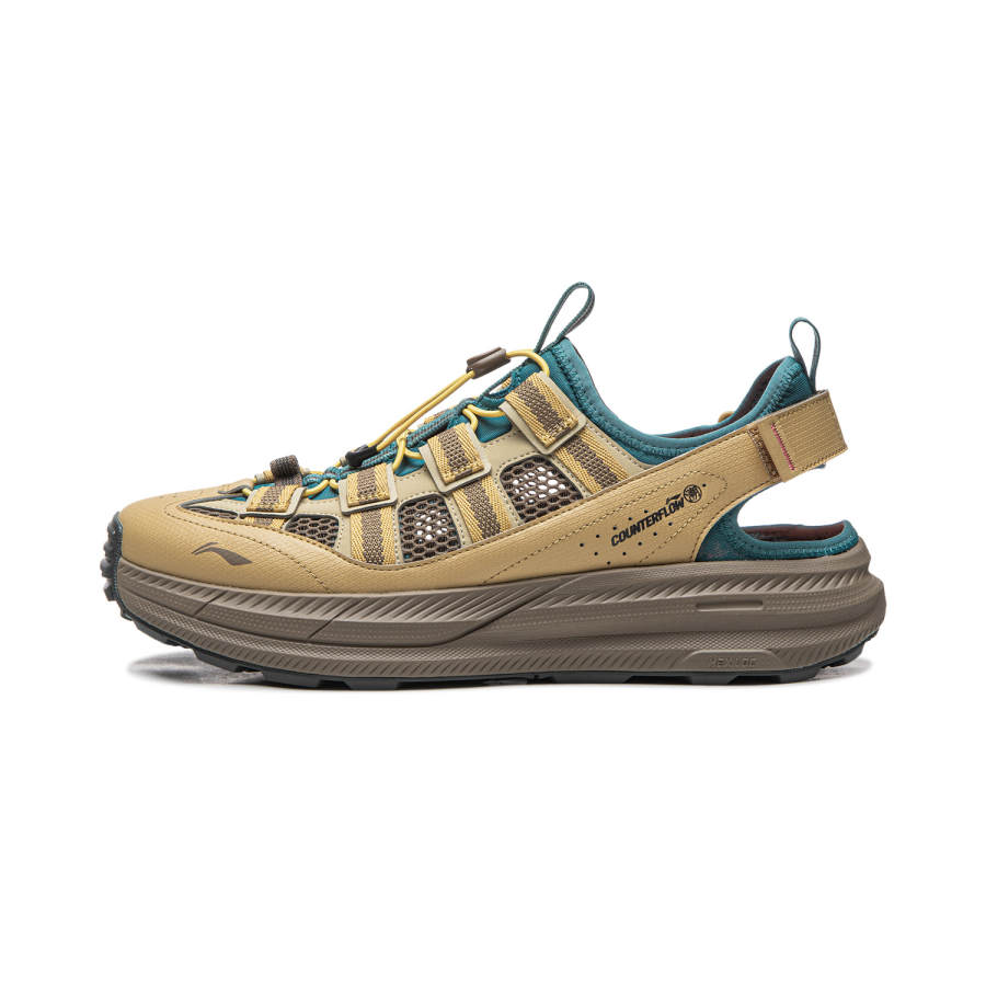 Li-Ning Li Ning Outdoor CF Tracing, Hongtong Synthetic Leather, Textile River Trekking Shoes Men's Night Black