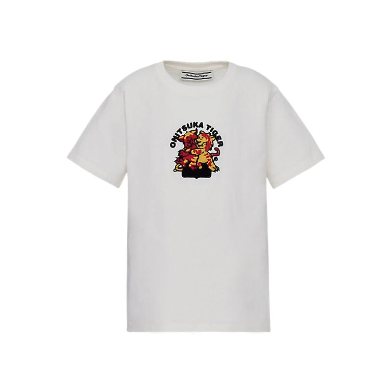 Onitsuka Tiger Kids T Shirts Crew Neck Moderate