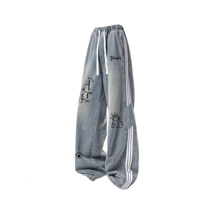 PAL ONGACO Jeans Unisex Moderate Straight Fit Pants