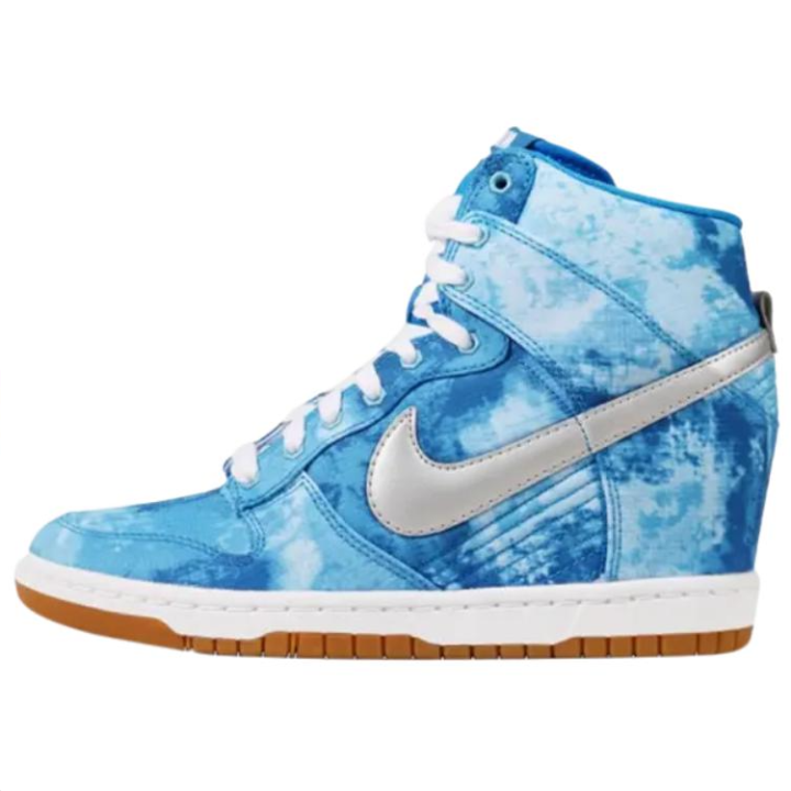 Nike Nike Dunk Sky High top Skateboard Shoes Women's Blue