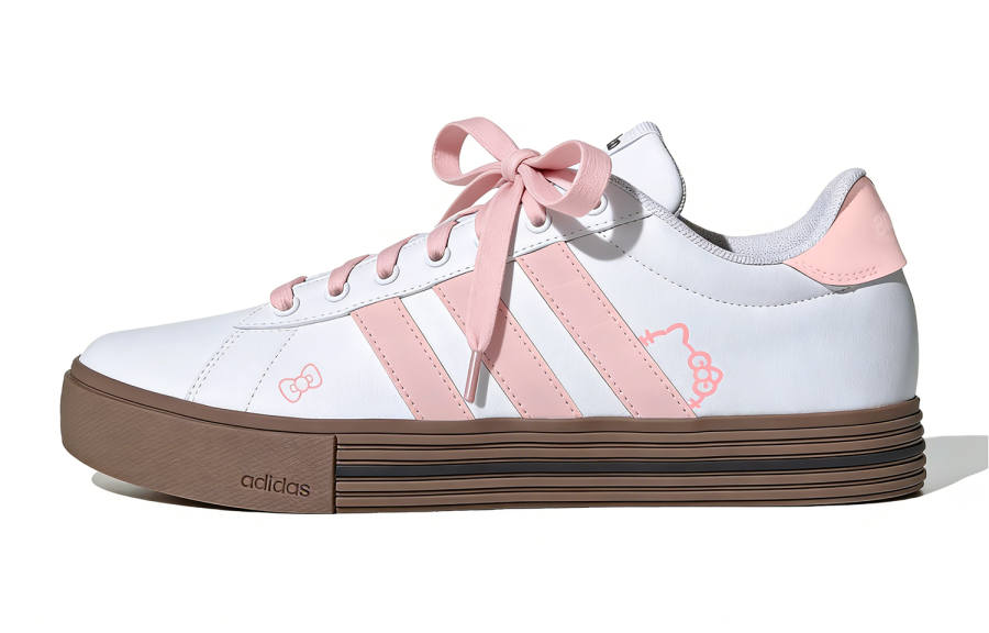 Adidas Adidas Daily Pink Sweet Dream Low top Skateboard Shoes Unisex Pink