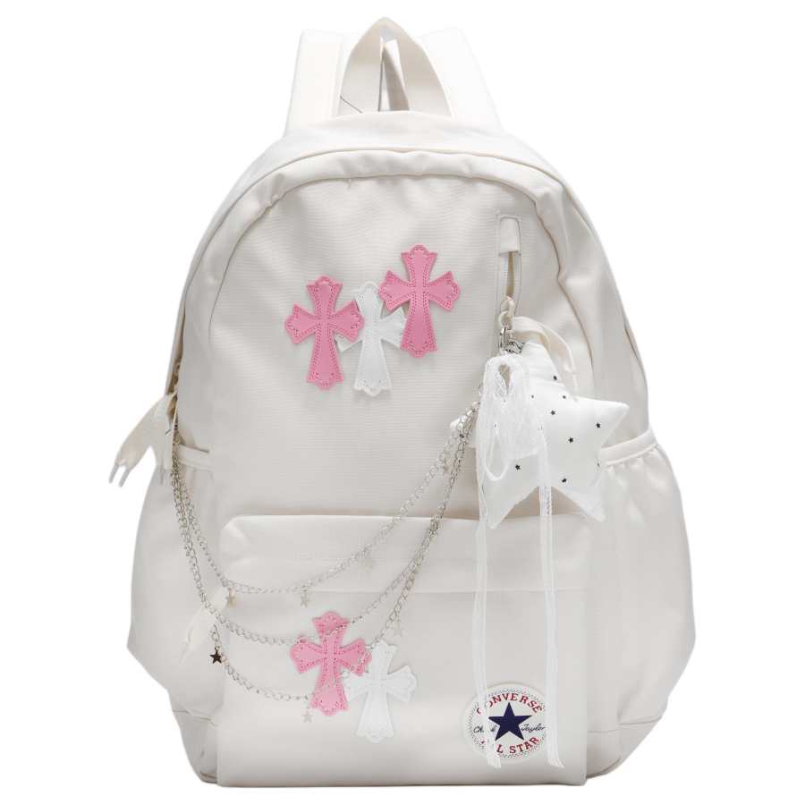 Converse Converse Polyester Backpack Medium Women's Pink White
