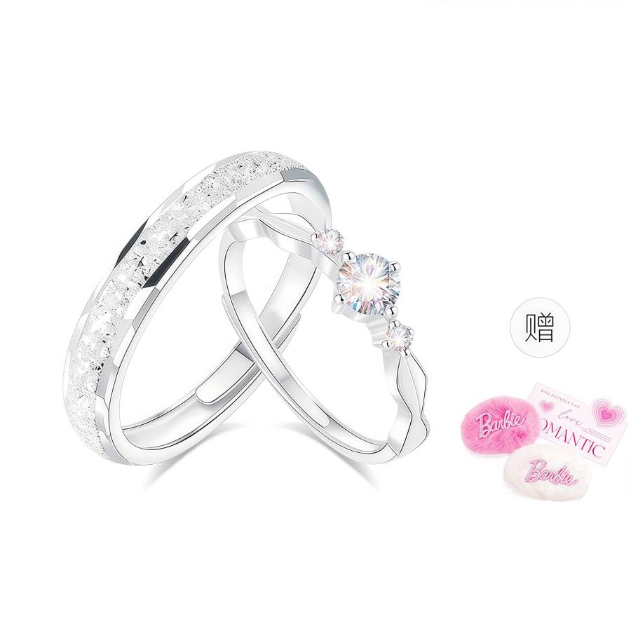 Barbie Synthetic Cubic Zirconia Alloy Rings Unisex