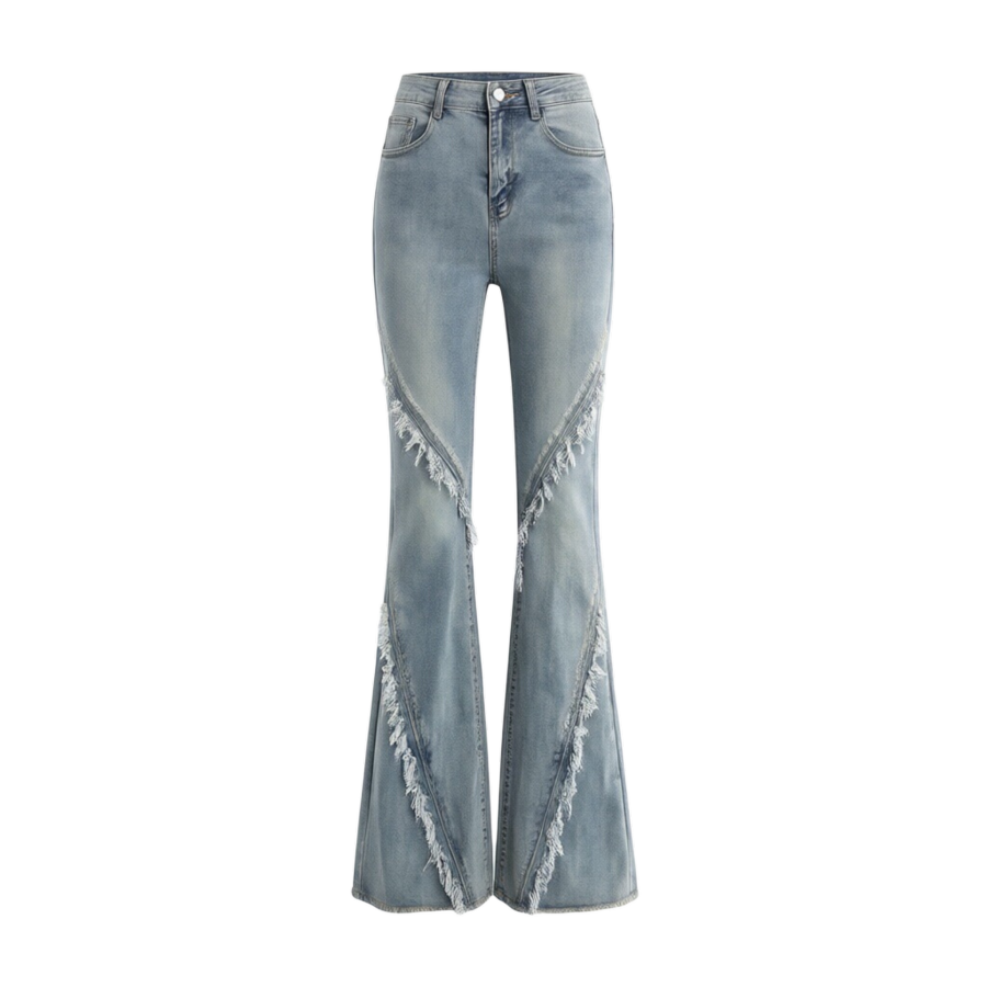 Sugarfunk Sugarfunk Jeans Women's Blue Moderate Flared Pants