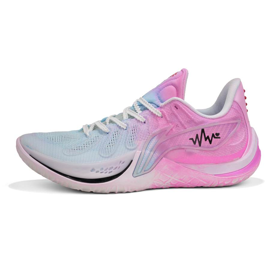 Li-Ning Li Ning Sonic 14 Low top Basketball Shoes Men's Blue Pink