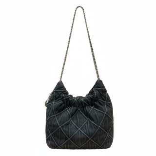 TORY BURCH Fleming Fabric Crossbody Handbag Mini Women's Black