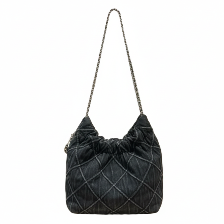 TORY BURCH TORY BURCH Fleming Fabric Crossbody Handbag Mini Women's Black