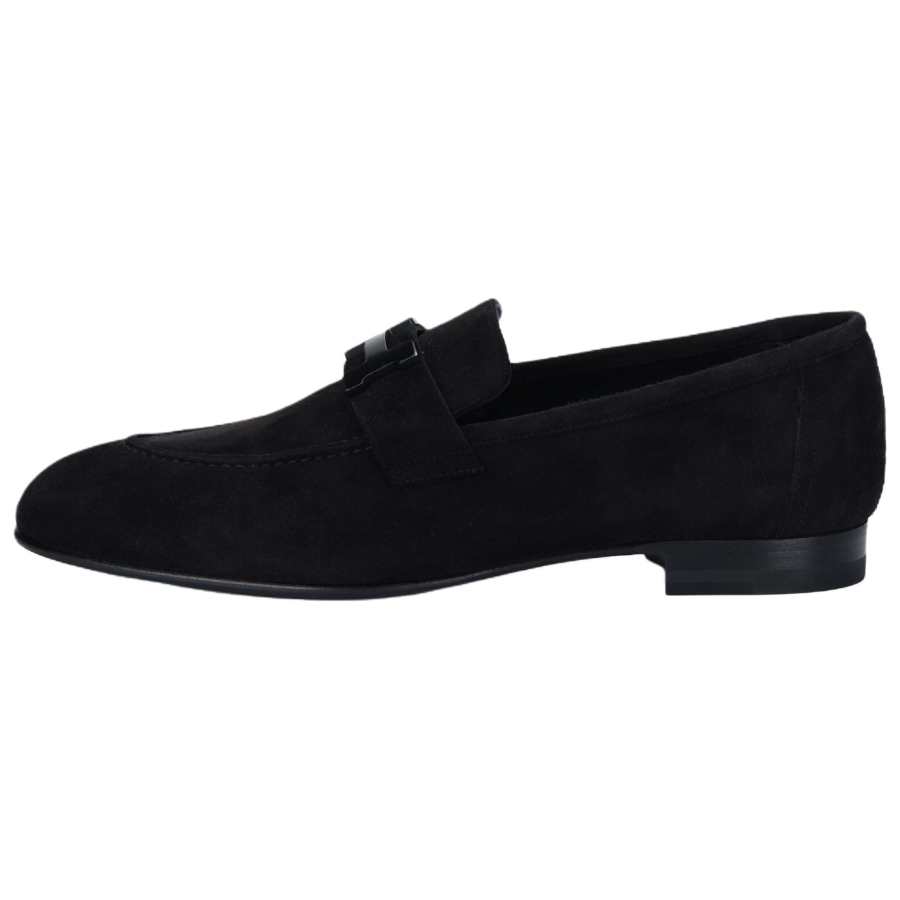 HERMES HERMES Paris Loafers Women's Black