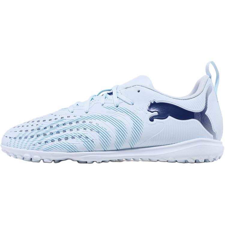 PUMA Future 9 Abrasion Resistant Kids' Soccer Shoes Light Blue White Kids'