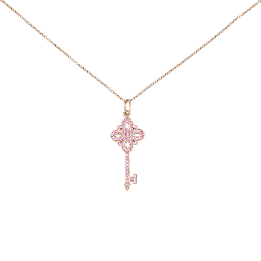 TIFFANY & CO. Victoria Series 18K Rose Gold Necklaces Women's Rose Gold
