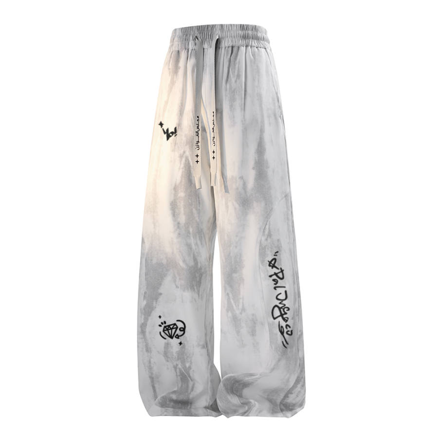 PAL ONGACO Casual Pants Unisex Thin Straight Fit Pants