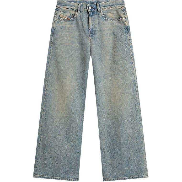 DIESEL Jeans Women's Blue Moderate Flared Pants