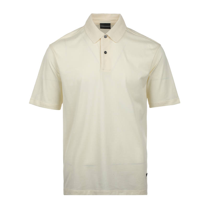 Emporio Armani Button Detailed Short-Sleeved Polo Shirt