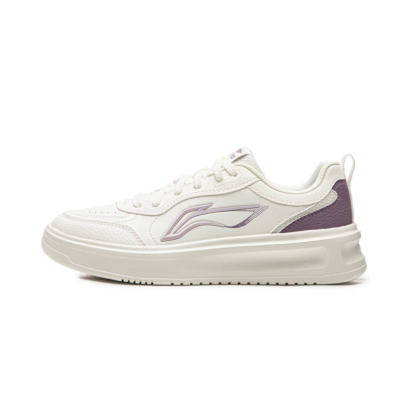 Li-Ning Li Ning Casual Shoes Women's Champagne White/Sandalwood Purple
