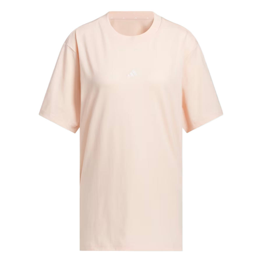 Adidas Adidas T Shirts Women's Blush Pink/White Crew Neck