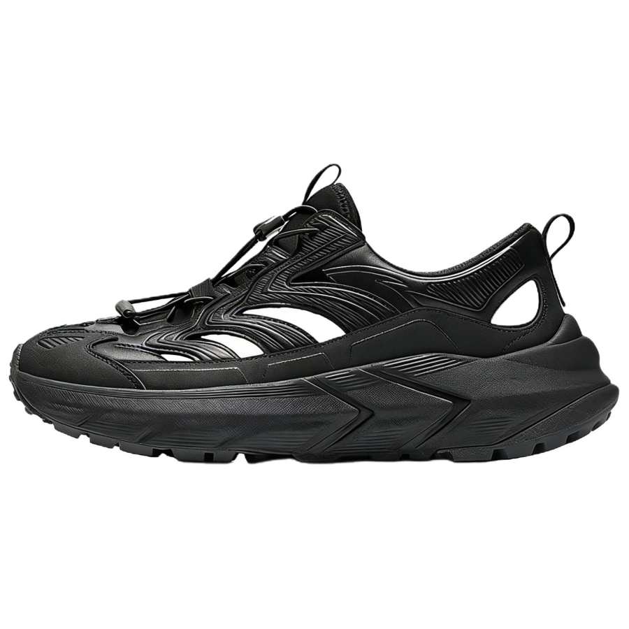 Anta Boundary Exploration Slip Resistant, Abrasion Resistant, Anti Collision River Trekking Shoes Men's Basic Black