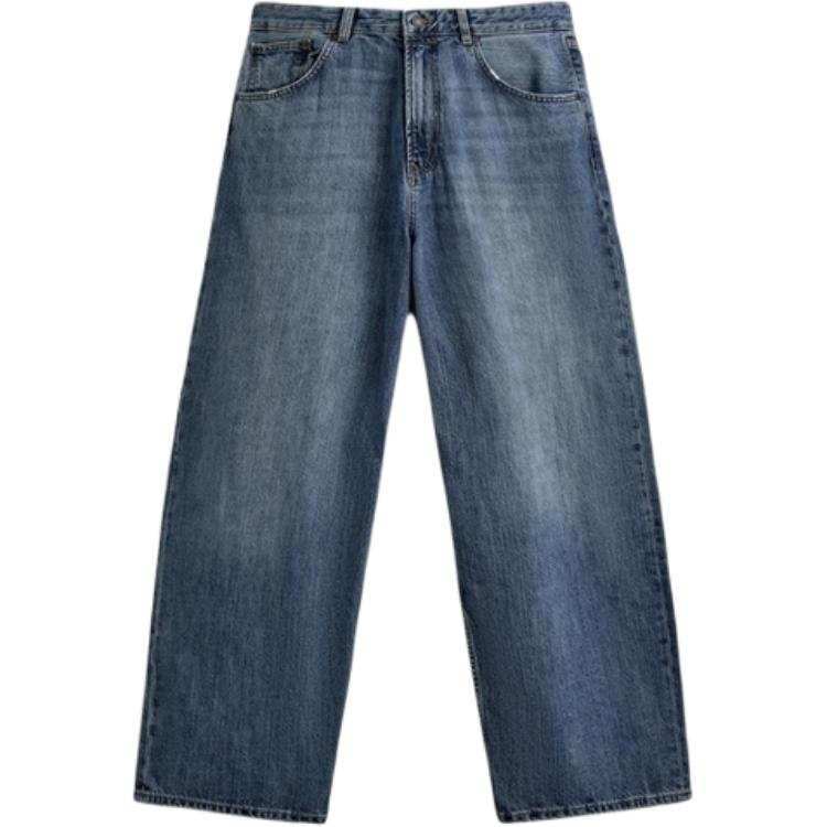 ZARA Jeans Men's Medium Blue Moderate Wide Leg Pants