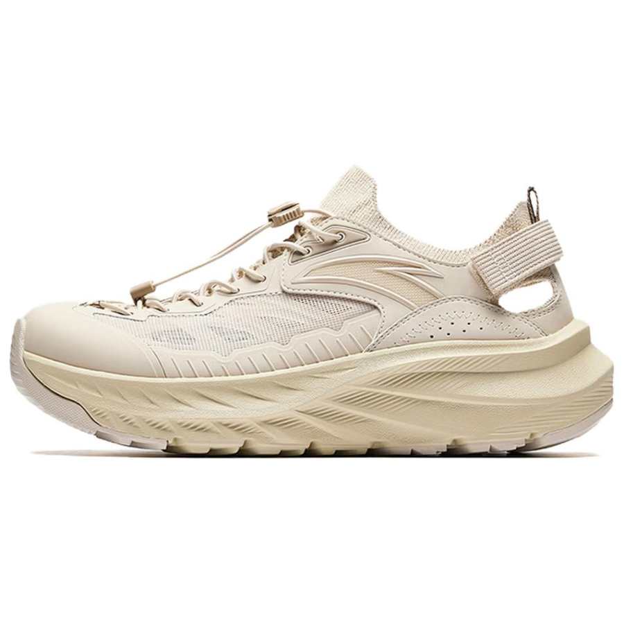 Anta Explore The Wild Textile, Synthetic Leather Slip Resistant Breathable Cushioning River Trekking Shoes Men's