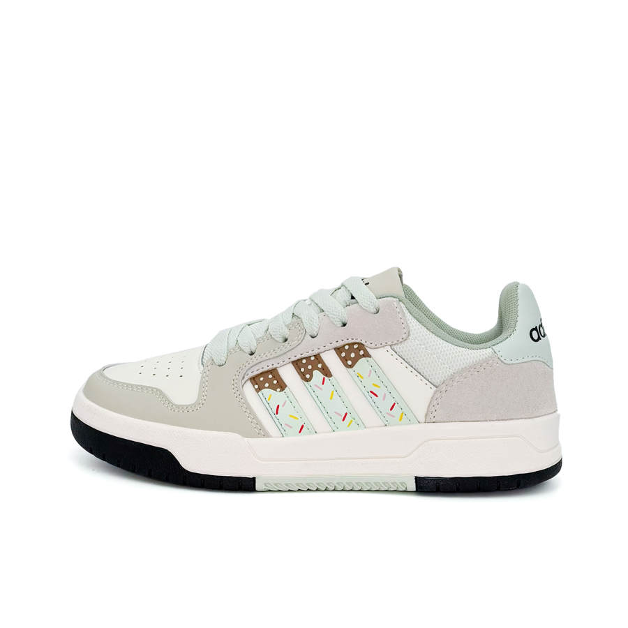 Adidas Neo Entrap Green Mountain Sticky Rice Abrasion Resistant Slip Resistant Low top Skateboard Shoes Unisex