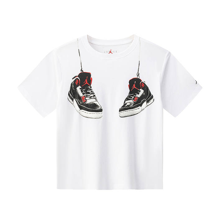 Jordan Jordan Grade School T Shirts Crew Neck Moderate
