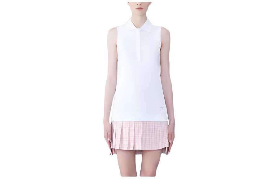THOM BROWNE THOM BROWNE· Sleeveless Dress Women's White
