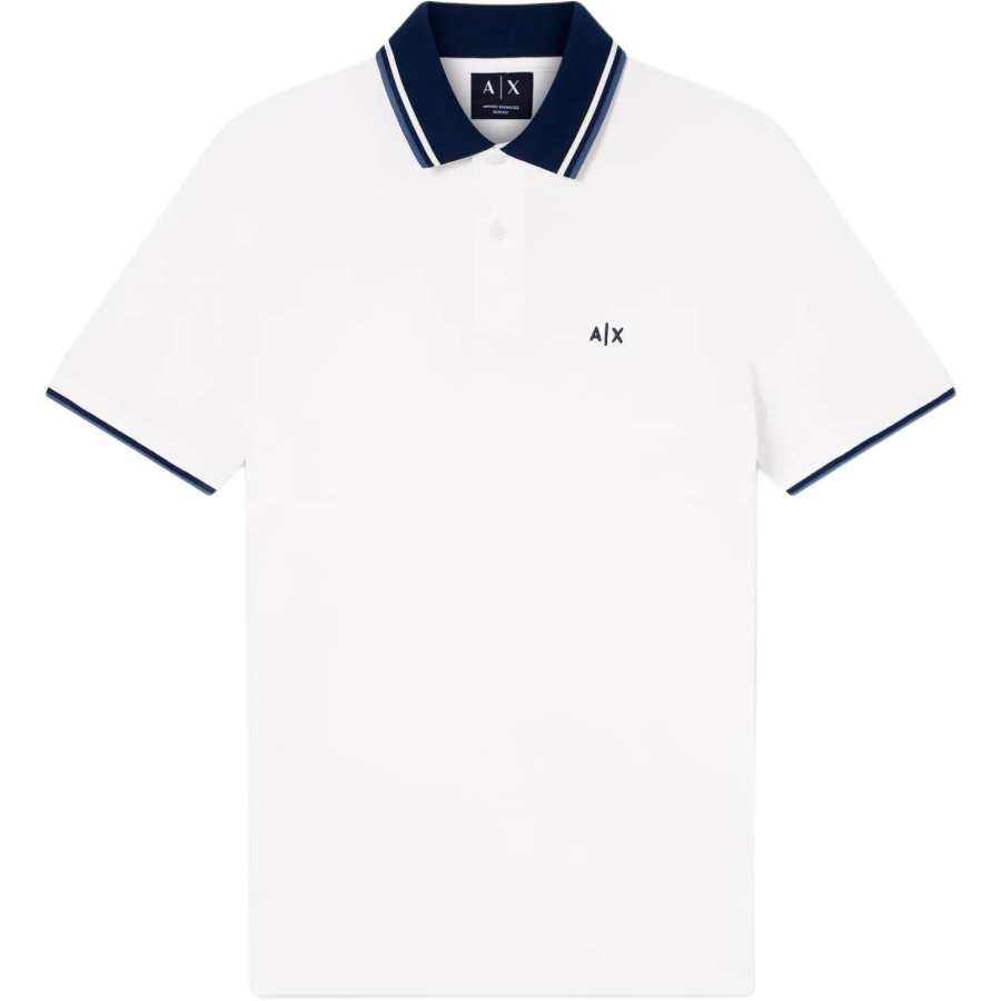 Armani Exchange logo-detail polo shirt