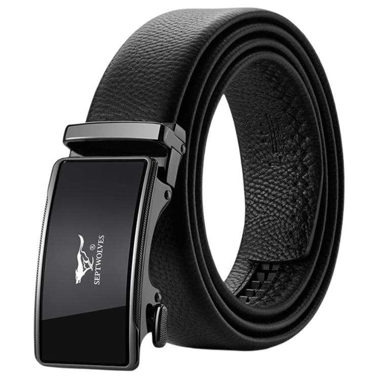 SEPTWOLVES SEPTWOLVES Cow Leather Belts Men's 3.5cm