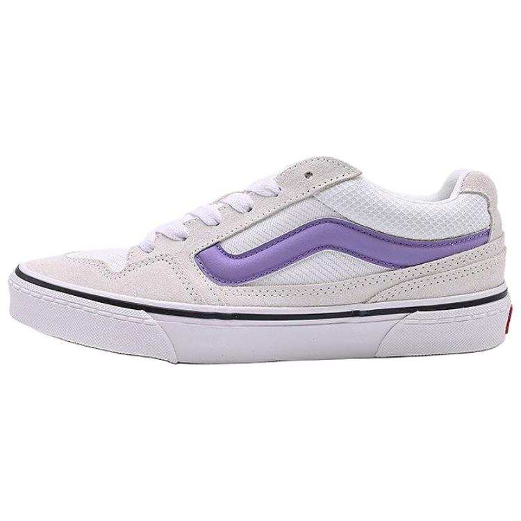 Vans Caldrone Low top Skateboard Shoes Women's White Purple