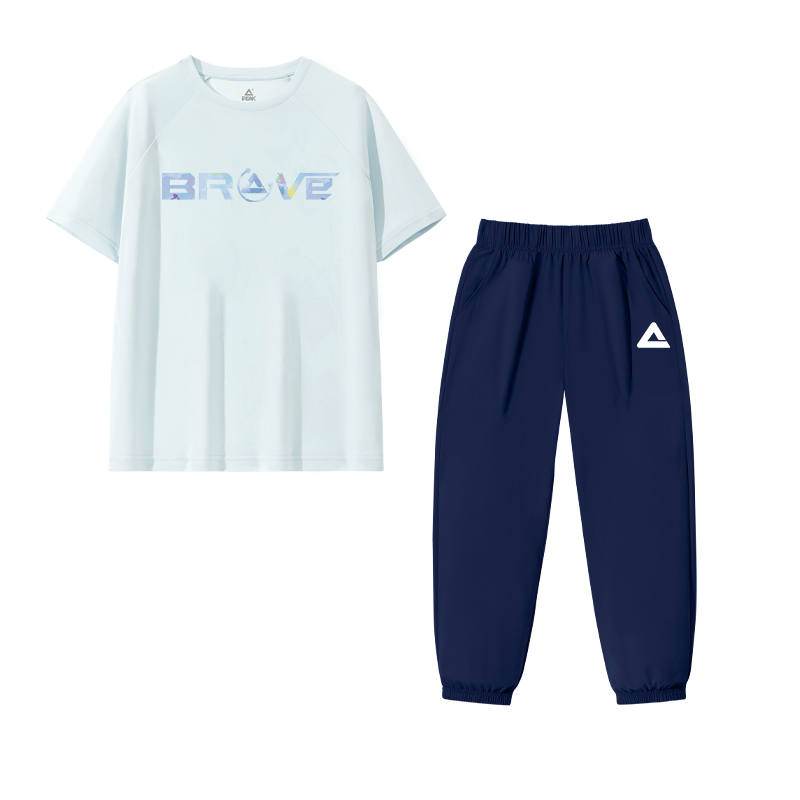 PEAK Kids Casual Sportswear Crew Neck Thin