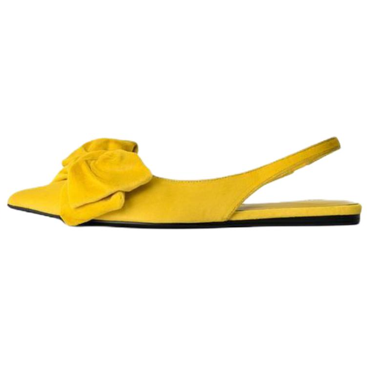 ZARA LIMITED EDITION Casual Shoes 1CM Women's Yellow