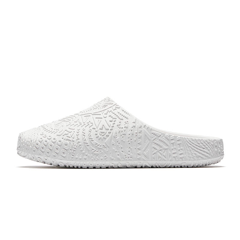 Anta Irving Totem Abrasion Resistant Quick Dry Closed Toe Slippers Men's White