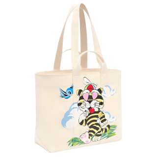KENZO Fabric Tote One Shoulder Handbag Unisex